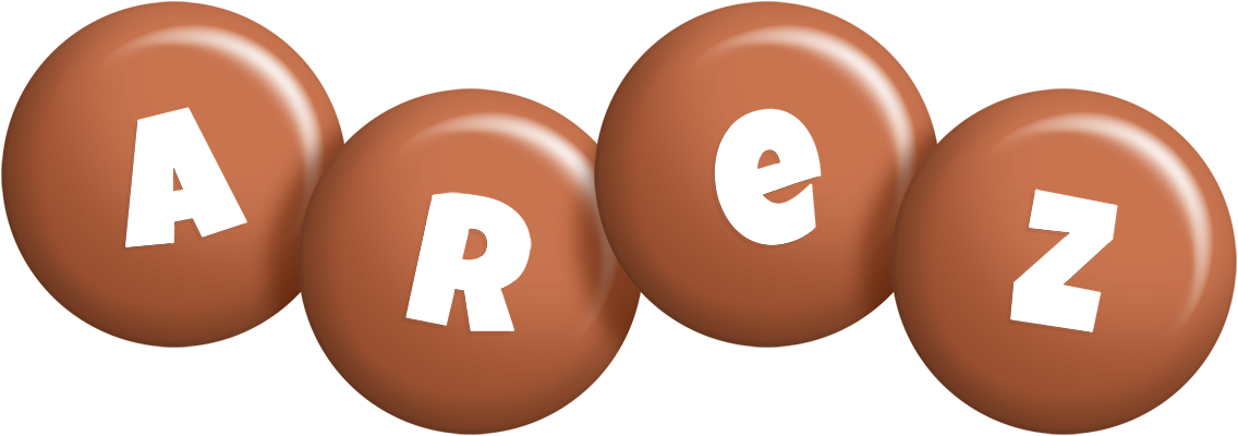 Arez candy-brown logo