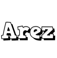 Arez snowing logo