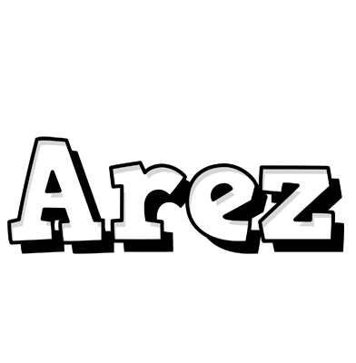 Arez snowing logo