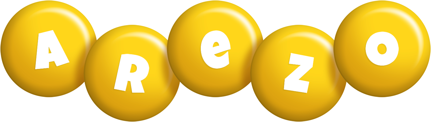 Arezo candy-yellow logo