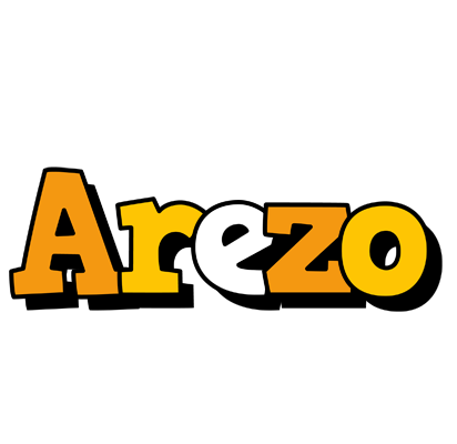 Arezo cartoon logo