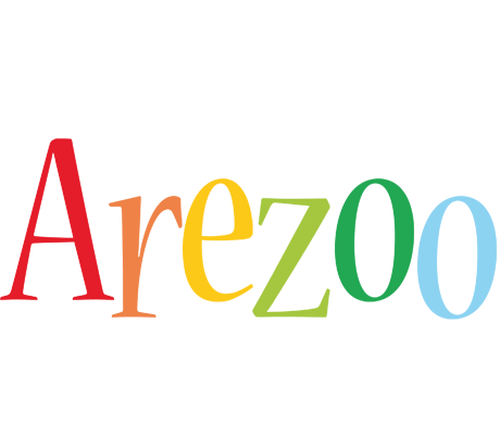 Arezoo birthday logo