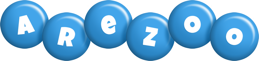 Arezoo candy-blue logo