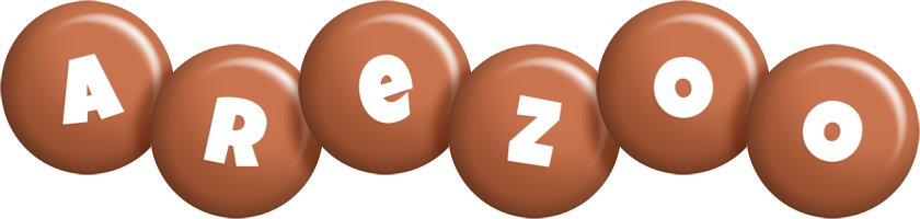 Arezoo candy-brown logo