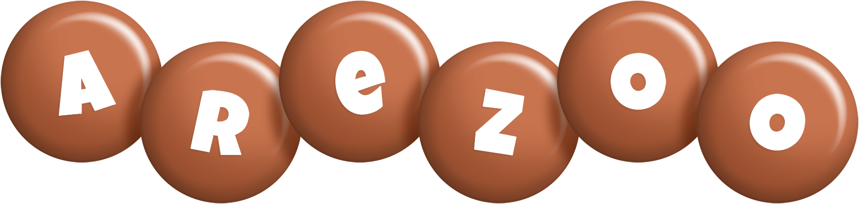 Arezoo candy-brown logo