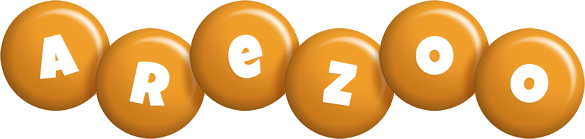 Arezoo candy-orange logo