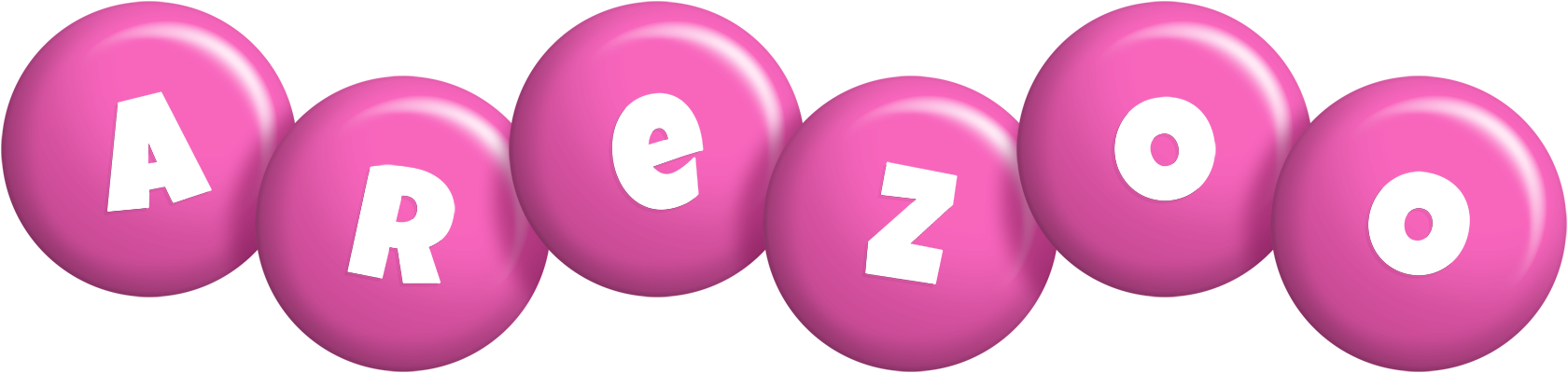 Arezoo candy-pink logo