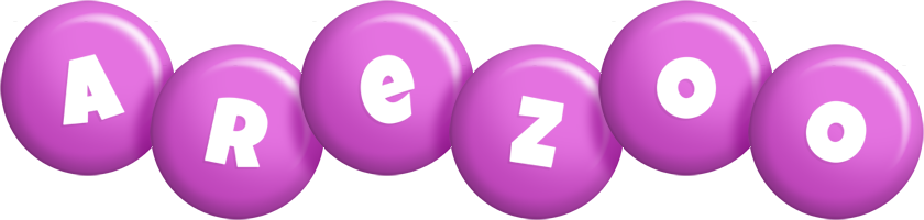 Arezoo candy-purple logo