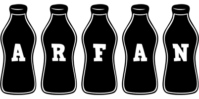 Arfan bottle logo