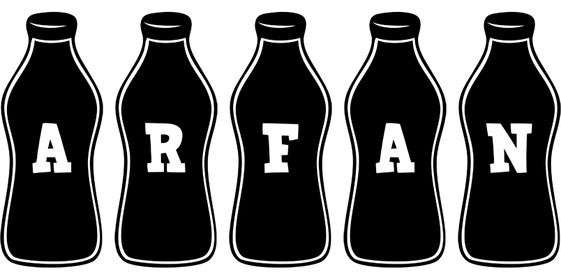 Arfan bottle logo