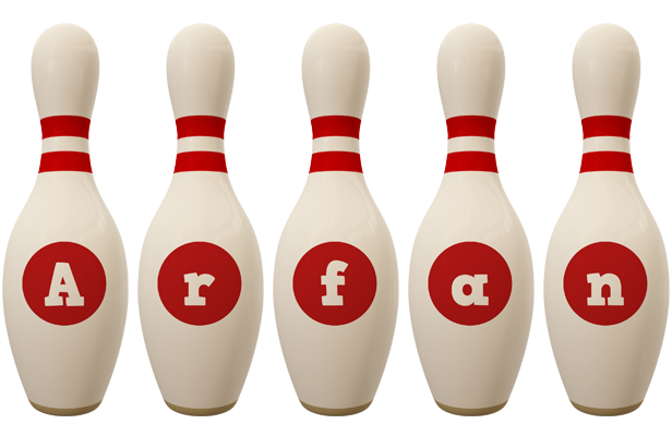 Arfan bowling-pin logo