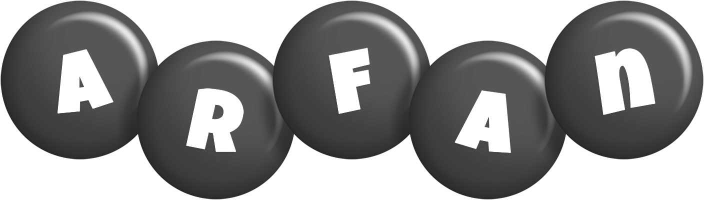 Arfan candy-black logo