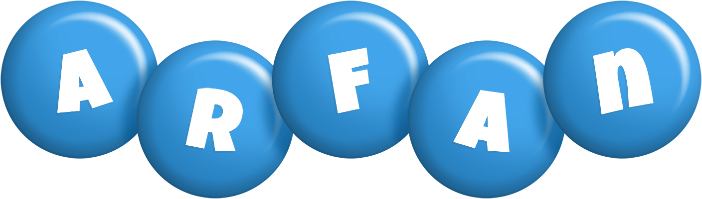 Arfan candy-blue logo