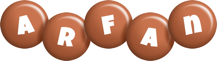 Arfan candy-brown logo