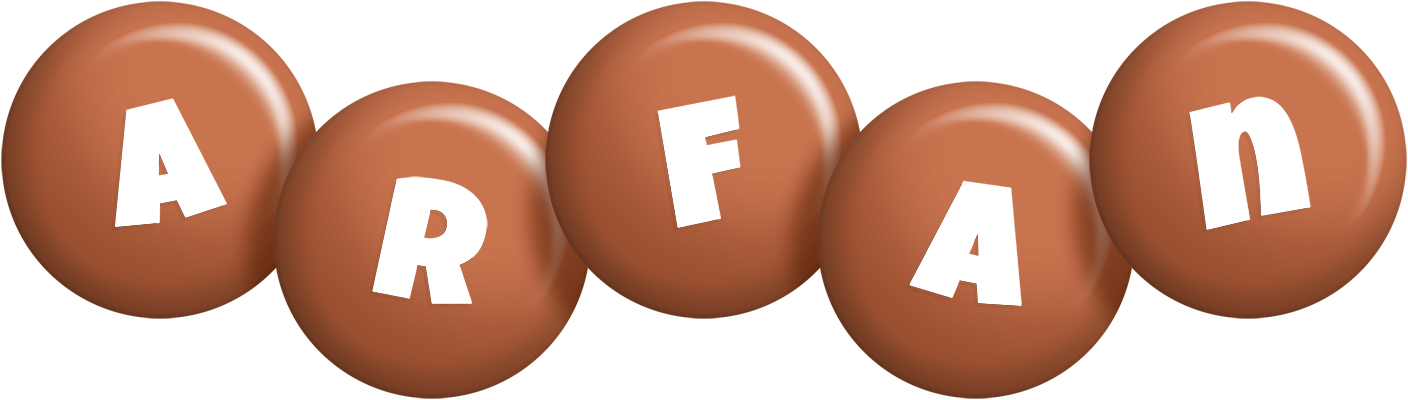 Arfan candy-brown logo