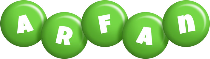 Arfan candy-green logo