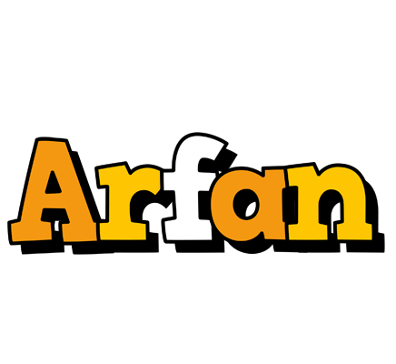 Arfan cartoon logo