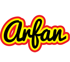 Arfan flaming logo