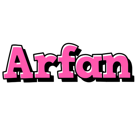 Arfan girlish logo