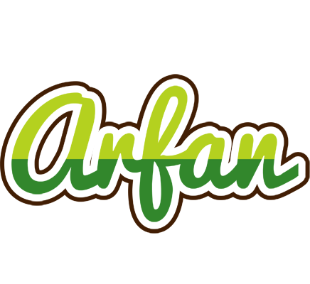 Arfan golfing logo