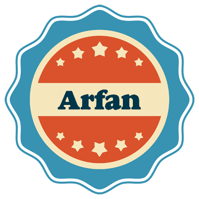 Arfan labels logo