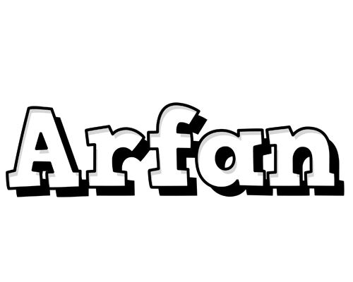 Arfan snowing logo