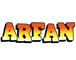 Arfan sunset logo