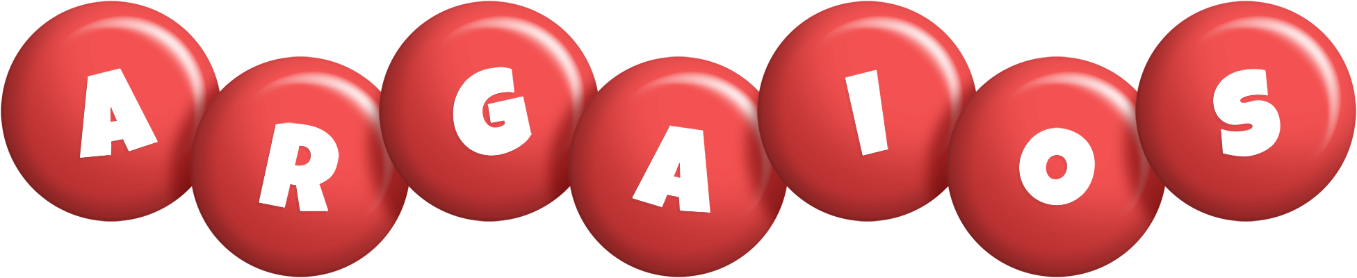 Argaios candy-red logo