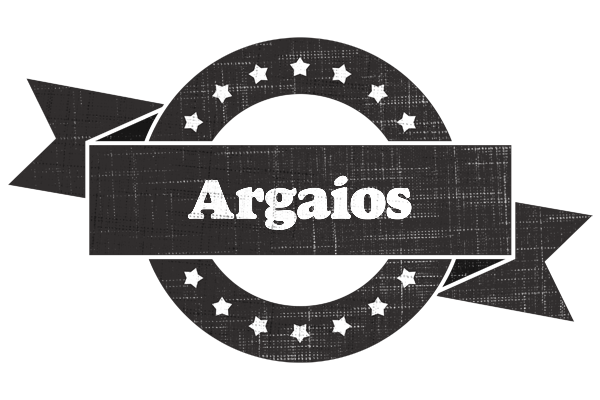 Argaios grunge logo