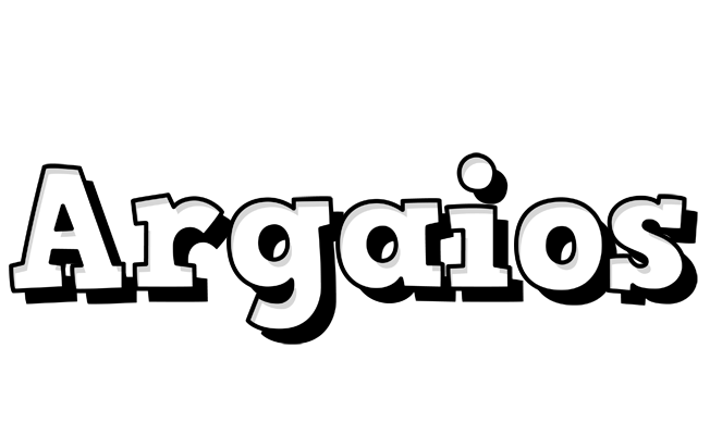 Argaios snowing logo