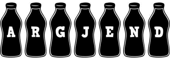 Argjend bottle logo