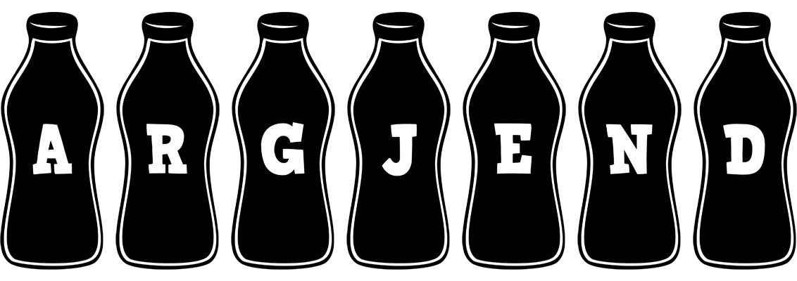 Argjend bottle logo