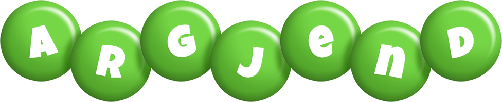 Argjend candy-green logo