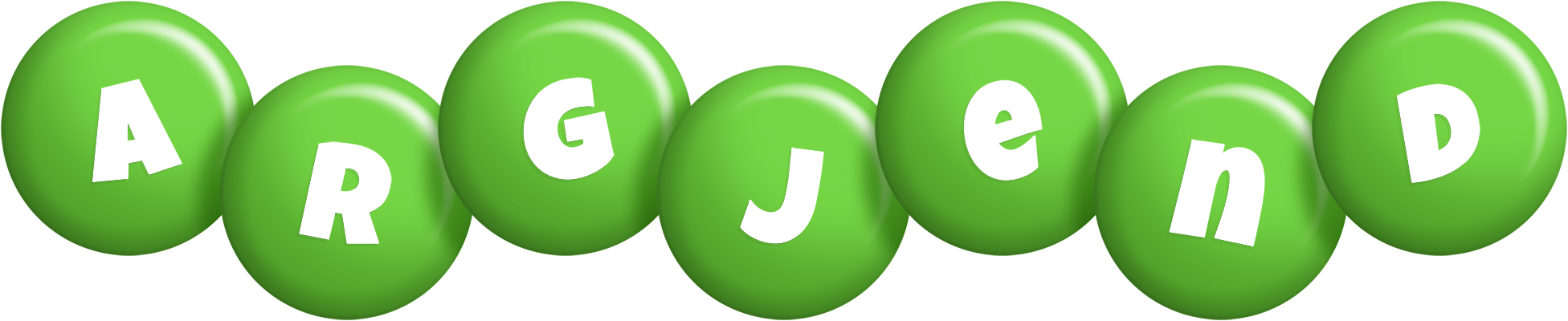 Argjend candy-green logo