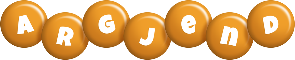 Argjend candy-orange logo