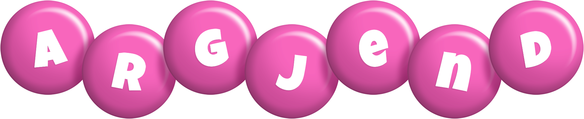 Argjend candy-pink logo