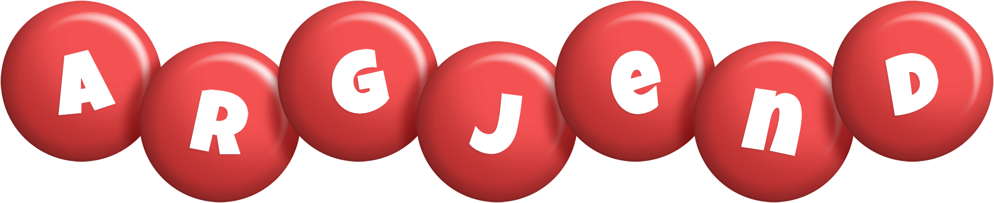 Argjend candy-red logo