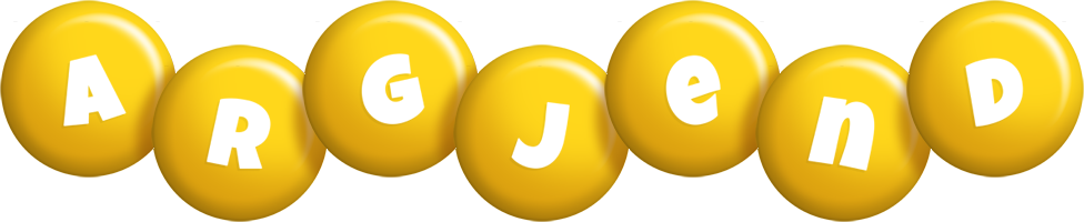 Argjend candy-yellow logo