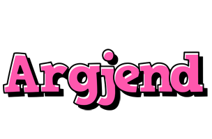 Argjend girlish logo