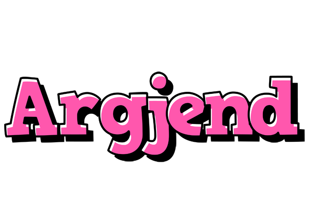Argjend girlish logo