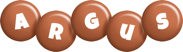 Argus candy-brown logo