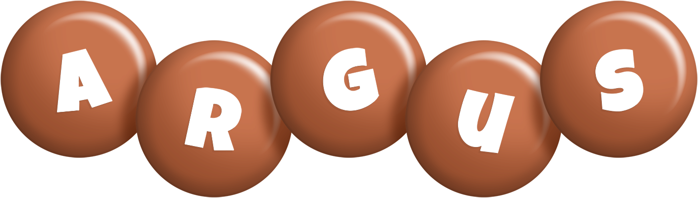 Argus candy-brown logo