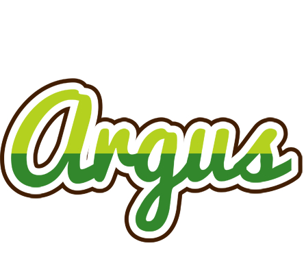Argus golfing logo