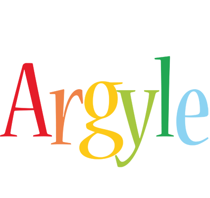 Argyle birthday logo