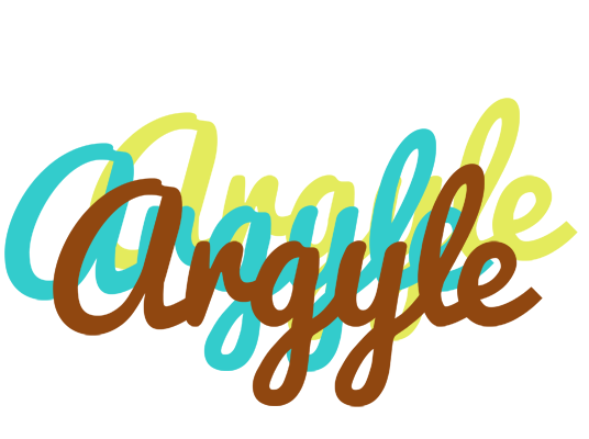 Argyle cupcake logo