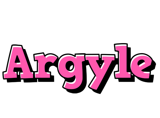 Argyle girlish logo