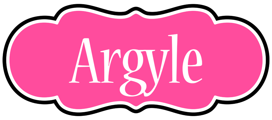 Argyle invitation logo