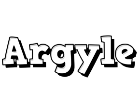 Argyle snowing logo