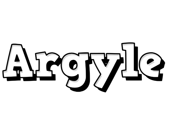 Argyle snowing logo