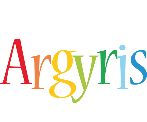 Argyris birthday logo